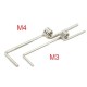 DIY M3 Stand Support For Landing Gear Front wheel Steering