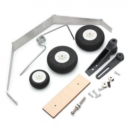 Aluminum Alloy Taildragger Landing Gear w/Steering Tail Wheel