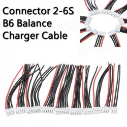 10pcs JST-XH Connector 2-6S Imax B6 Balance Charger Cable Wire Adapter Plug 10cm