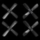 2 Pairs Gemfan 2035 2X3.5X4 4 Blade 1.5mm Mounting Hole CW CCW FPV Racing Propeller