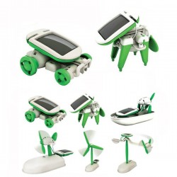 6 In 1 Educational Solar Toys Kit Robot Chameleon