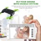 DHD D5 Wifi FPV 480P Camera Foldable Selfie Drone 6-Axis Gyro Altitude Hold Flight Path RC Quadcopter