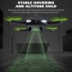 DHD D5 Wifi FPV 480P Camera Foldable Selfie Drone 6-Axis Gyro Altitude Hold Flight Path RC Quadcopter