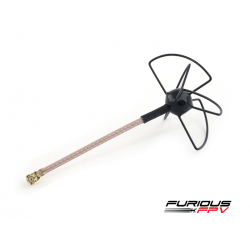 FuriousFPV STUBBY 48mm 5.8Ghz U.FL RHCP Circular Antenna (Black)