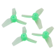 Rakonheli 31mm 3 Blade Transparent Propeller (2CW-2CCW- 1.0mm Shaft)