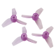 Rakonheli 31mm 3 Blade Transparent Propeller (2CW-2CCW- 1.0mm Shaft)