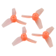 Rakonheli 31mm 3 Blade Transparent Propeller (2CW-2CCW- 1.0mm Shaft)
