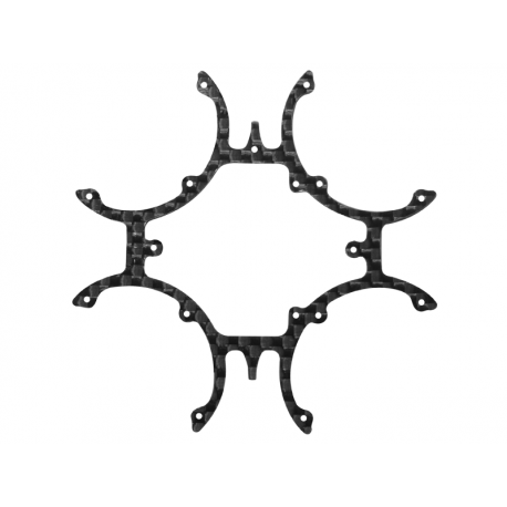Rakonheli CNC 3K Pure Carbon Fiber Main Frame (for 6064DQX980)
