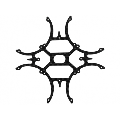 Rakonheli CNC 3K Pure Carbon Fiber Main Frame (for IDTX981)