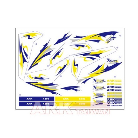 X-500 Decal