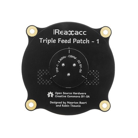 Realacc Triple Feed Patch-1 5.8GHz 9.4dBi Directional Circular Polarized FPV Pagoda Antenna