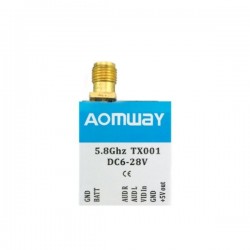 Aomway TX001 Adjustable Switchable 25mW/200mW/600mW 5.8G 40CH FPV Transmitter