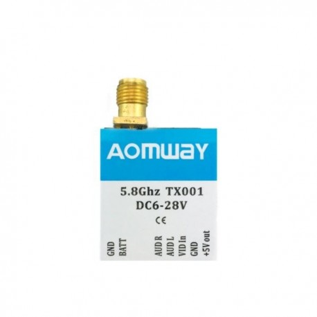 Aomway TX001 Adjustable Switchable 25mW/200mW/600mW 5.8G 40CH FPV Transmitter