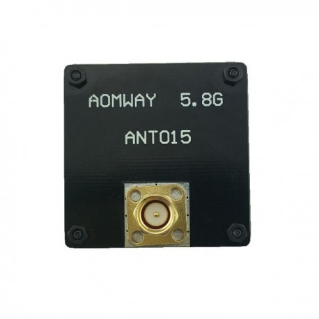AOMWAY ANT015 5.8GHz 8dBi RHCP Right Hand Circular Polarized Patch SMA Male RX FPV Flat Antenna