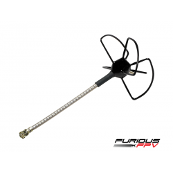 FuriousFPV STUBBY 48mm 5.8Ghz U.FL LHCP Circular Antenna (Black)
