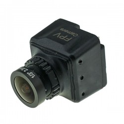 Mista 600TVL 2.5mm 1/3" CCD PAL FPV Camera w/ OSD Black