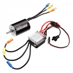 Racerstar 2838 Sensorless Waterproof Motor 4500KV 35A ESC For 1/12 1/14 Cars