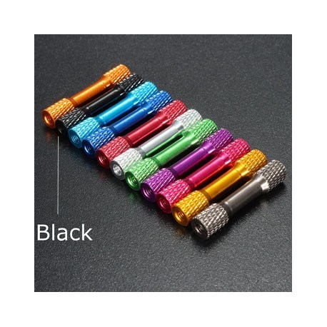Suleve™ M3AR3 10Pcs M3 35mm Knurled Standoff Aluminum Alloy color