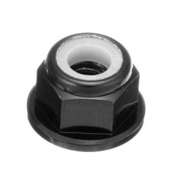 Suleve™ M3AN7 10Pcs M3 Flange Nylon Nut Self-locking Nut Multi-color Aluminum Alloy