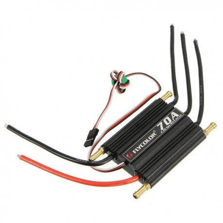 FlyColor Waterproof Brushless 70A ESC With 5.5V / 5A 2-6s BEC For RC Boat