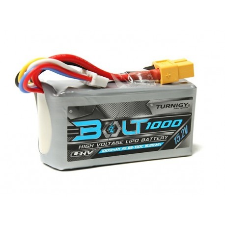 Turnigy Bolt 1000mAh 4S 15.2V 65~130C High Voltage Lipoly Pack (LiHV)