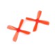 1 Pair Racerstar 2435PRO 2.4inch PC 4-blade Propeller 1.5mm Mounting Hole for FPV Racing Frame