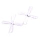 1 Pair Racerstar 2435PRO 2.4inch PC 4-blade Propeller 1.5mm Mounting Hole for FPV Racing Frame
