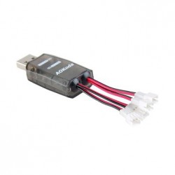 AOKoda CX405 4CH Micro USB Battery Charger For 1S E010 Tiny Whoop Lipo