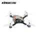 KINGKONG/LDARC FLY EGG 130 130mm RC FPV Racing Drone w/ F3 10A 4in1 Blheli_S 25/100MW 16CH 800TVL BNF