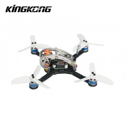 KINGKONG/LDARC FLY EGG 130 130mm RC FPV Racing Drone w/ F3 10A 4in1 Blheli_S 25/100MW 16CH 800TVL BNF