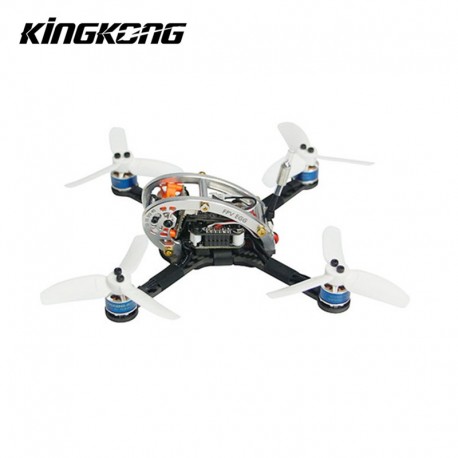 KINGKONG/LDARC FLY EGG 130 130mm RC FPV Racing Drone w/ F3 10A 4in1 Blheli_S 25/100MW 16CH 800TVL BNF