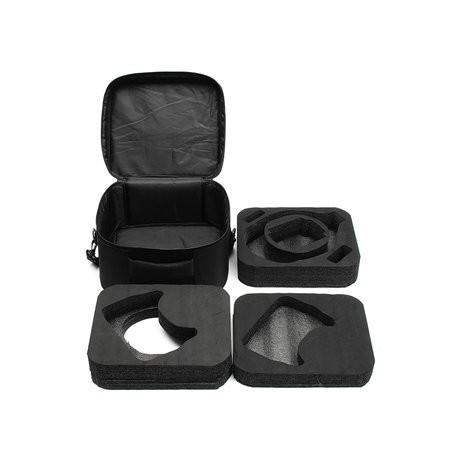 Realacc Shoulder Bag Hand Case Zipper With 2 Layer EVA Sponge Pad Detachable For DJI Goggles