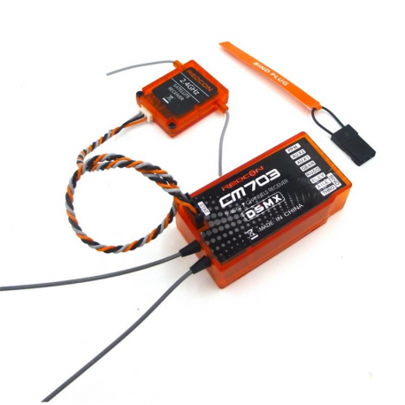 REDCON CM703 2.4GHZ 7CH DSM2 DSMX Compatible Receiver With Satellite PPM PWM Output