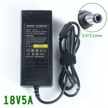 18v 5a switching power supply 18v5a 18v ac dc adapter power supply 90w