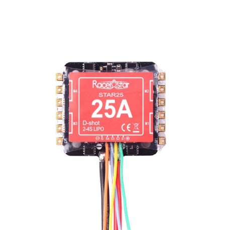 20x20mm Racerstar Star25 25A BLHELI_S 2-4S 4in1 Brushless ESC Dshot600 Ready for FPV RC Drone