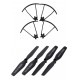 VISUO XS809HW XS809W RC Quadcopter Spare Parts Blade Propeller + Guard