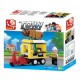 SLUBAN Τουβλάκια Town, Hot-Dog Car M38-B0565, 112τμχ