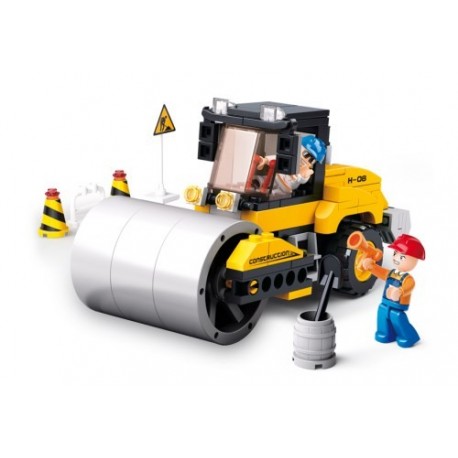 SLUBAN Τουβλάκια Town, Road Roller M38-B0539, 171τμχ