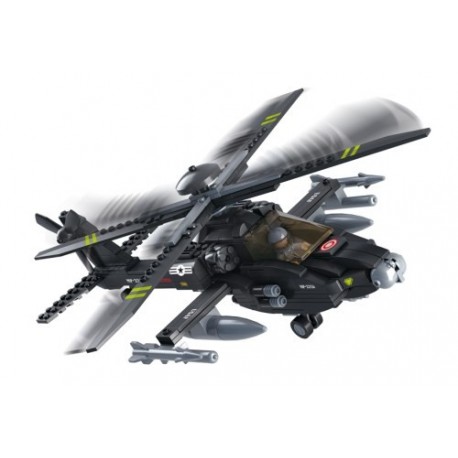 SLUBAN Τουβλάκια Army, Attack Helicopter M38-B0511, 293τμχ