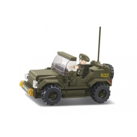 SLUBAN Τουβλάκια Army, Jeep M38-B0296, 121τμχ