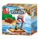 SLUBAN Τουβλάκια Pirate, Pirate Raft M38-B0277, 64τμχ