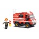 SLUBAN Τουβλάκια Fire, Fire Truck M38-B0276, 133τμχ