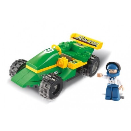 SLUBAN Τουβλάκια Town, Racing Car M38-B0172, 63τμχ