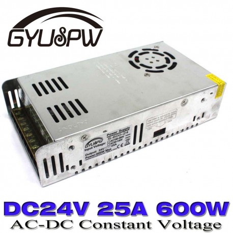 Switching Power Supply DC 24V 25A 600W Transformers 110V 220V AC TO DC