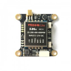 VTX5848 LITE 48CH 5.8G 25/100/200/400/600mW Switchable FPV RC Drone VTX Video Transmitter Module OSD Control