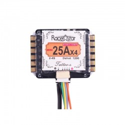 Racerstar Tattoo_S Mini 25A 4 IN 1 ESC 2-4S Blheli_32bit Dshot1200 Ready For FPV Racing RC Drone