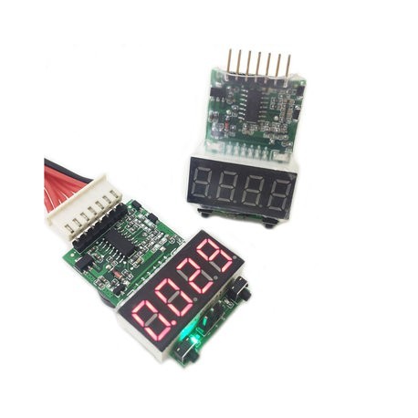 2WARRIOR 4 In 1 Lipo Battery Low Voltage Tester 1S-6S Buzzer Alarm with PWM Function - 2