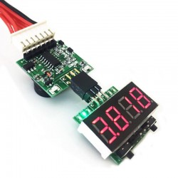 2WARRIOR 4 In 1 Lipo Battery Low Voltage Tester 1S-6S Buzzer Alarm with PWM Function - 2