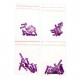 40PCS 7075 M3*6 M3*8 M3*10 M3*12 Screws Red for RC Drone FPV Racing