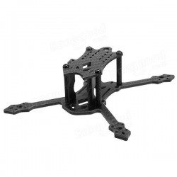 Realacc Blackbird 140 140mm 4mm Arm Carbon Fiber RC Drone FPV Racing Frame Kit with PDB and Battery Strap